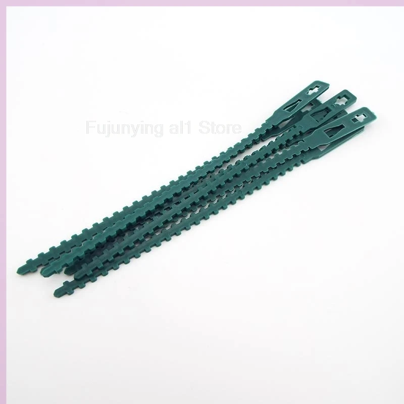 

50X Plastic Plant Cable Ties Reusable Tools garden Greenhouse Grow kit Tree Climbing Support gardening planter 13.5cm 17cm A1
