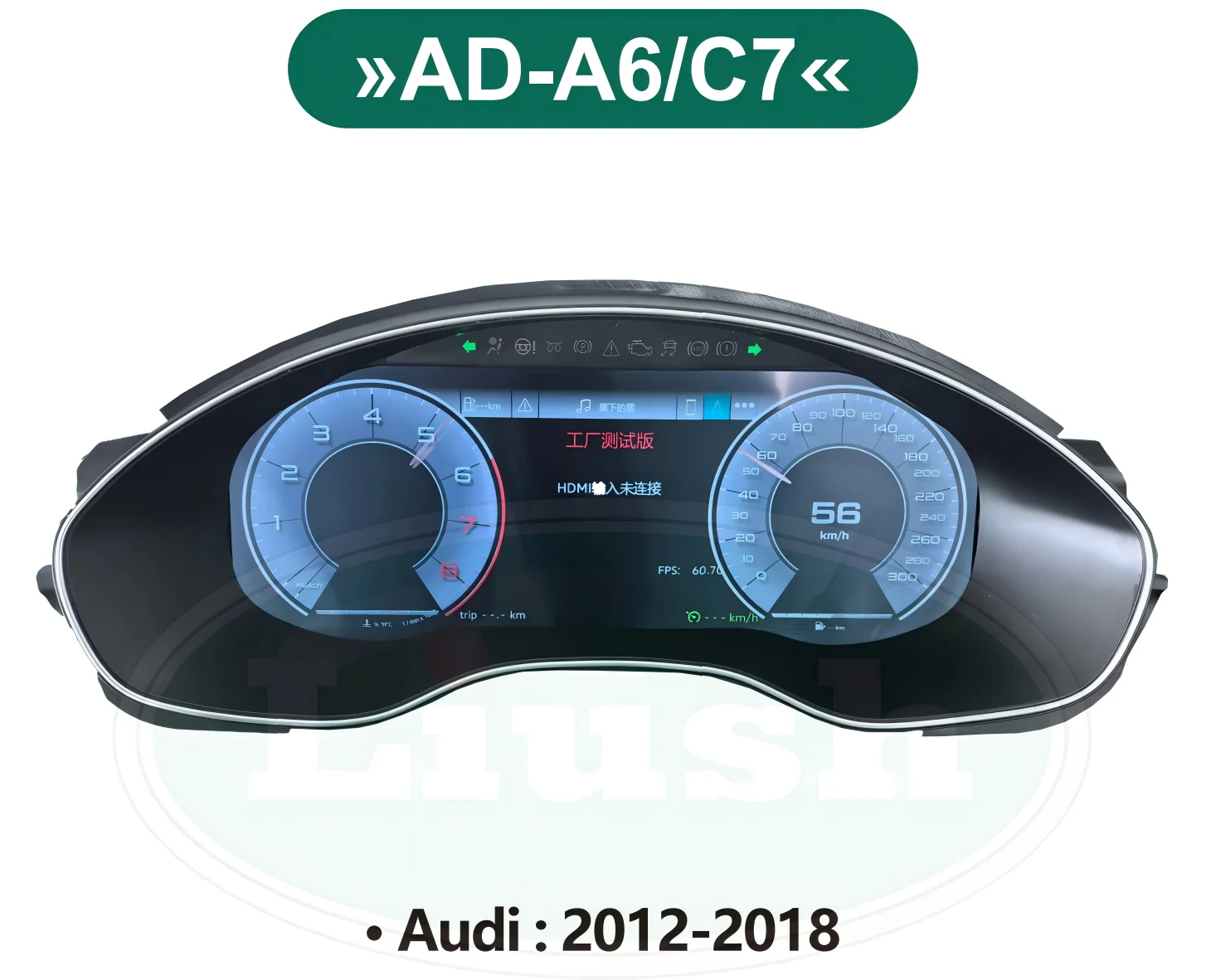 Dashboard Player New LCD Digital Cluster Instrument Panel Multifunctional Car Speedometer For Audi A6 C7 2012-2018 Quality Price
