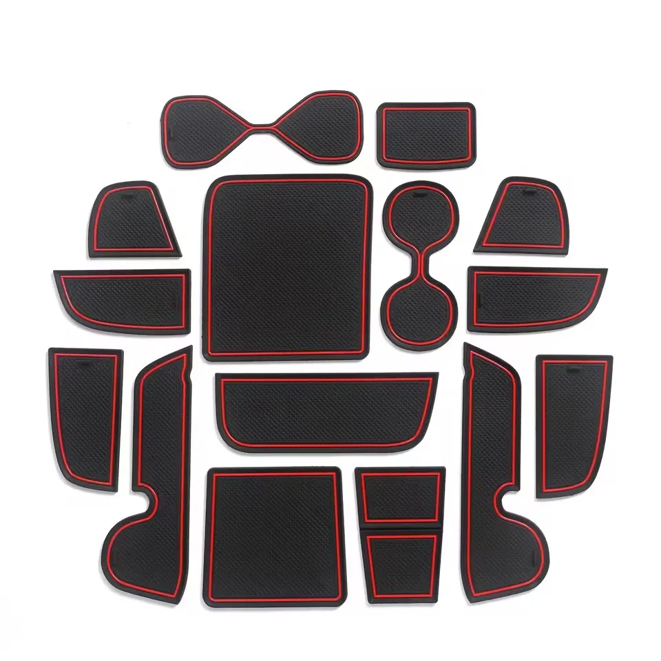 for Honda Vezel HR-V HRV 2021 2022 Anti-Slip Gate Slot Cup Mat  Non-Slip Door Pad Coaster Interior Accessories