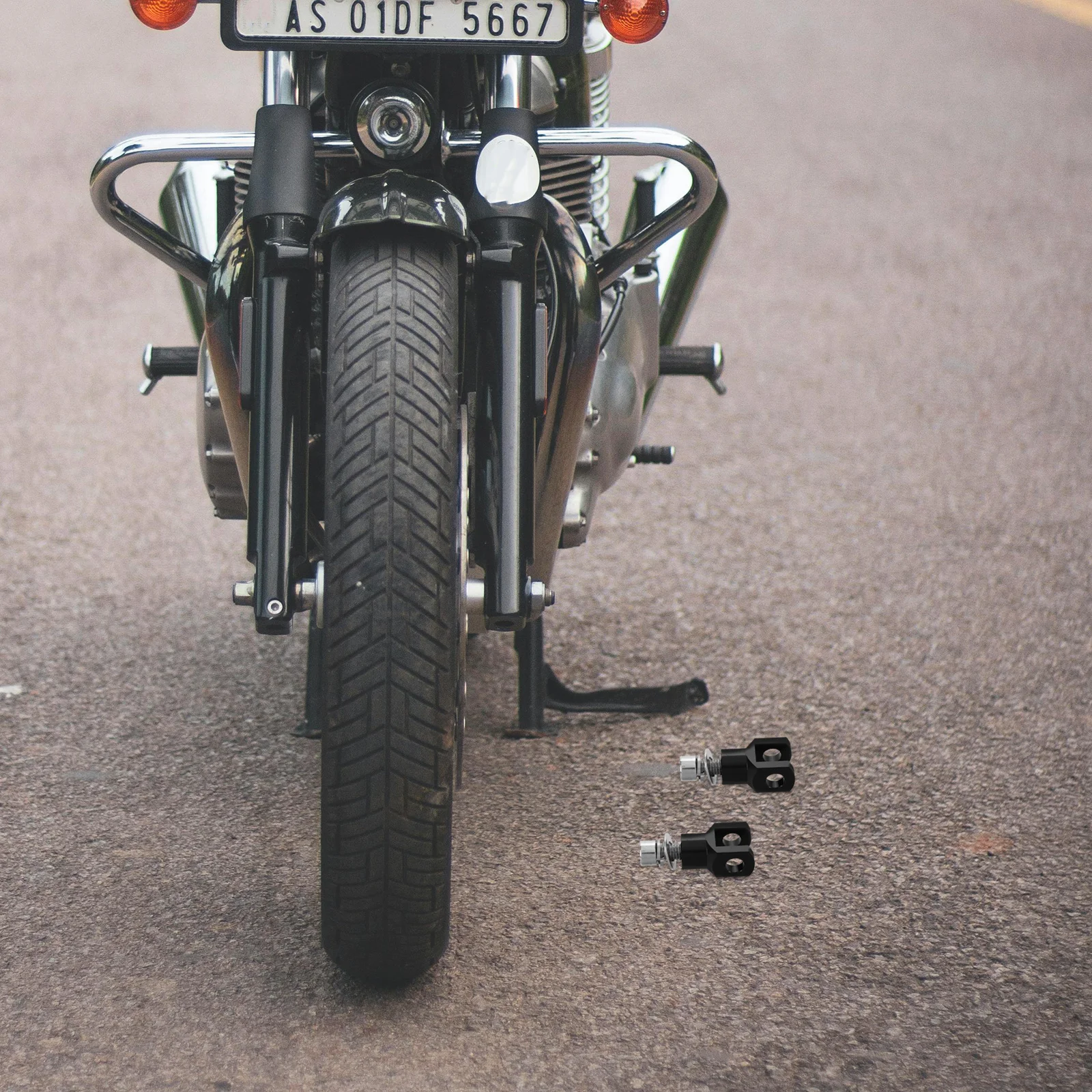 

1 Set Motorcycle Foot Peg Supports Aluminum Passenger Footrest Mounts Kit For Rear Riders Long-Distance Travel Use Motorcycle