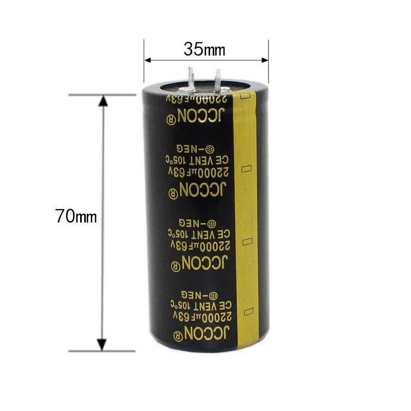 63v22000uf JCCON Horn Aluminum Electrolytic Capacitor Volume 35*70 Audio Amplifier Audio