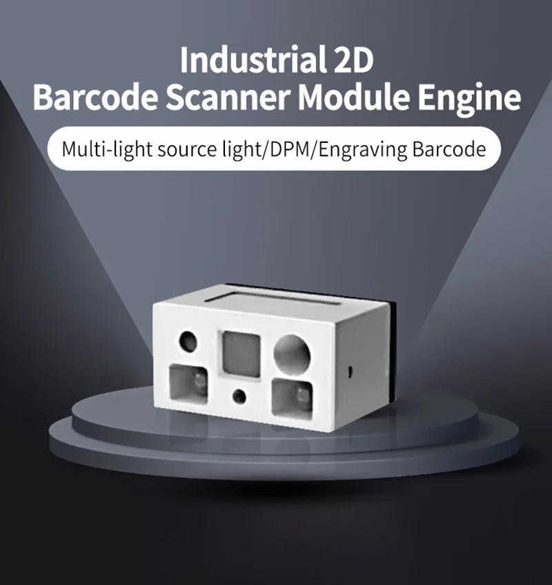 LONVILL 軽量ミニ組み込みバーコードスキャナー 高度統合QRコードリーダー チケットマシン用