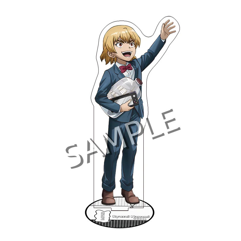 Dr. Stone Ishigami Senku 15cm Acrylic Stand keychain Scientist Experiment Collectible Ideal New Year Christmas Anime Themed Gift