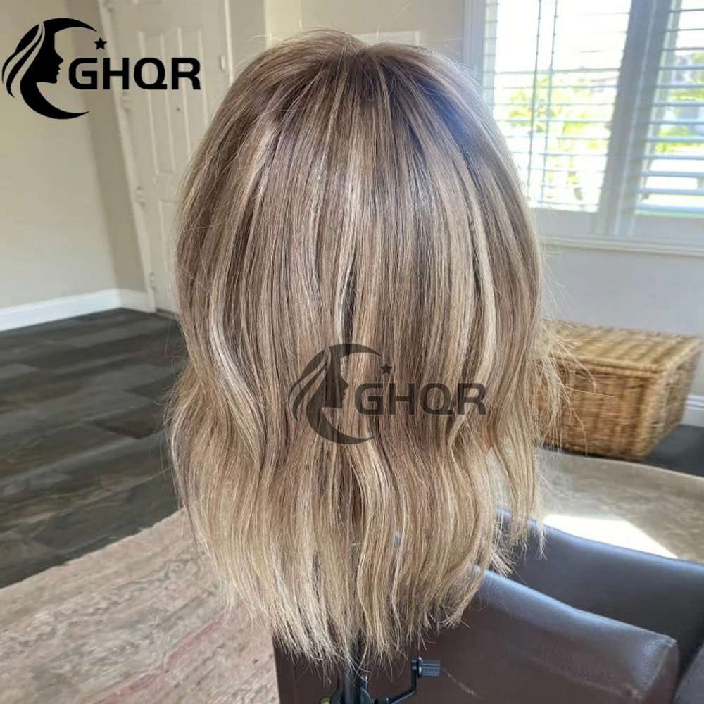 Perucas cheias do cabelo humano do laço, louro da cinza, marrom, onda natural, transparente, laço suíço colorido, destaque brasileiro, peruca frontal 360