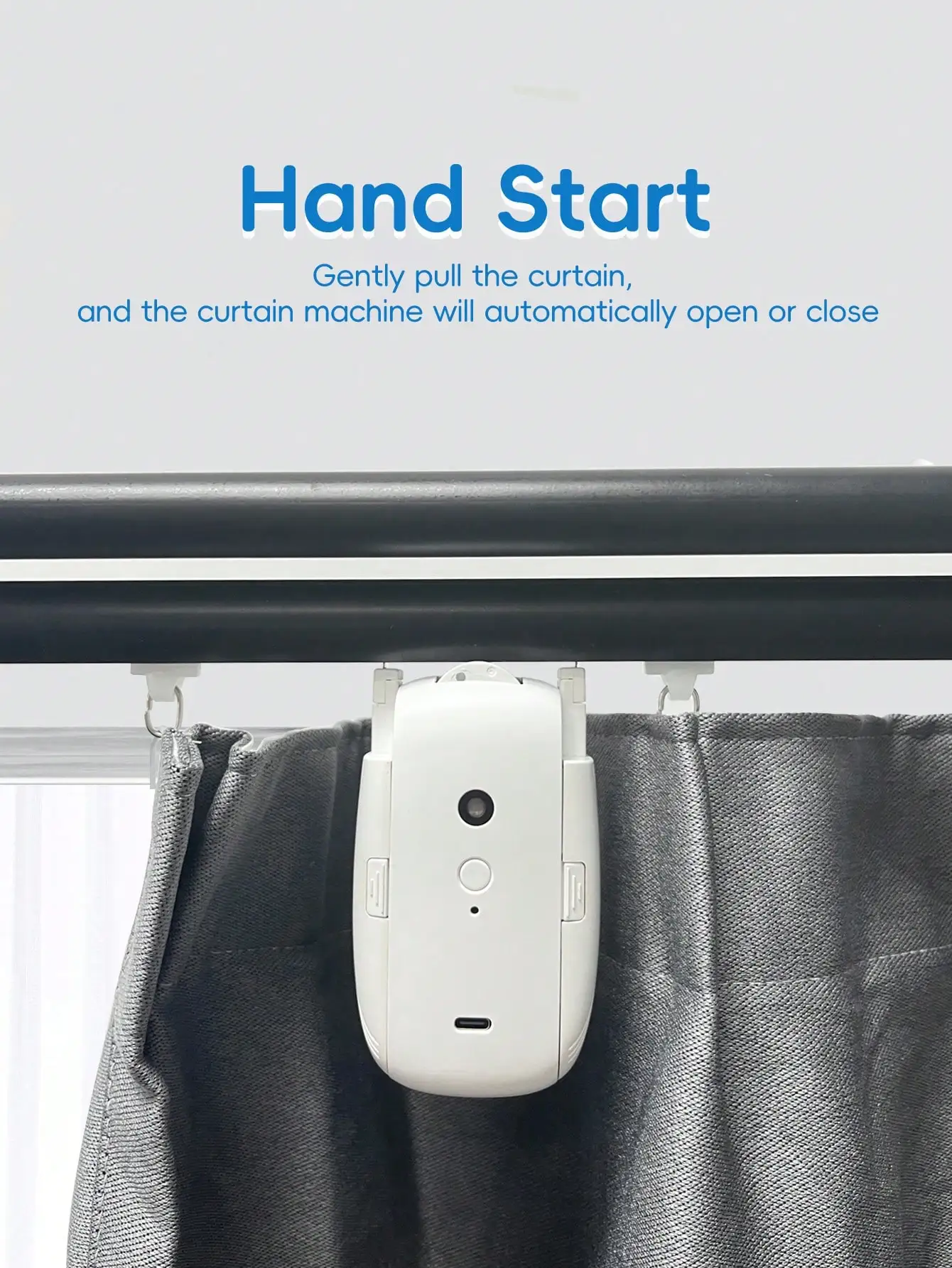 Tuya Smart For Home Curtain Opener Electronic T/U Track Curtain Motor Robot Remote Button Control Automatic Curtain Opener