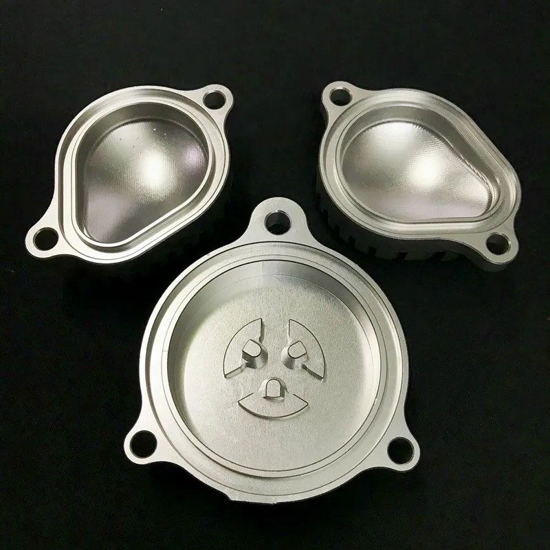 CNC oil filter cover, valve chamber cover, suitable for SR400/500 A set of three