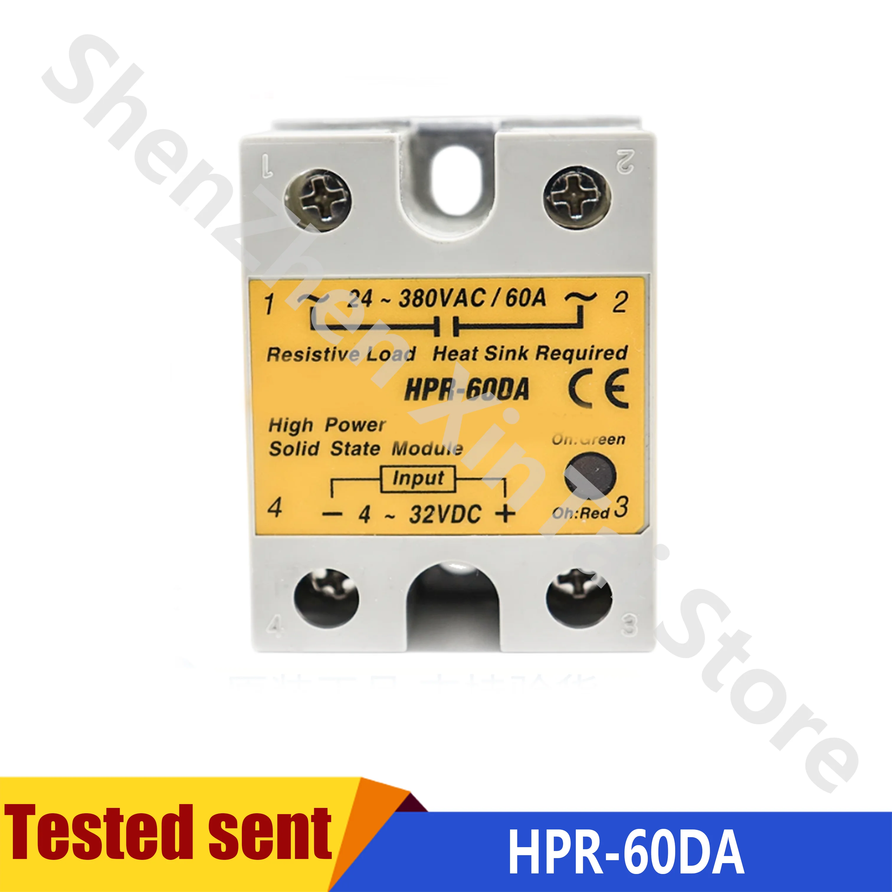 

New Original HPR-60DA HPR-80DA HPR-100DA HPR-60DA-H HPR-80DA-H Single-Phase High Power Solid State Module