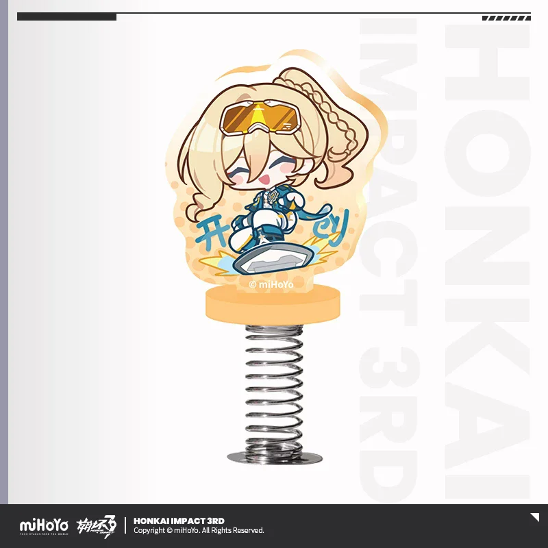Official Honkai Impact 3 Gaming Merchandise Cosplay Kiana Raiden Mei Acrylic Spring Shaker Acrylic Standee Birthday Gift 5