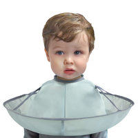 Kids Hair Cutting Cape Bibs Hairdressing Clothes Haircut Cloak Three-dimensional Breathable Haircut Cloth  Barber Accessories