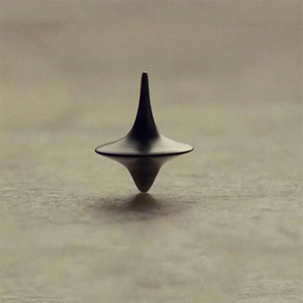 

Great for Classic Gyro Toys Zinc Children Print Perfect Hot with Metal Between Movie Totem Silver Spinning Top Alloy