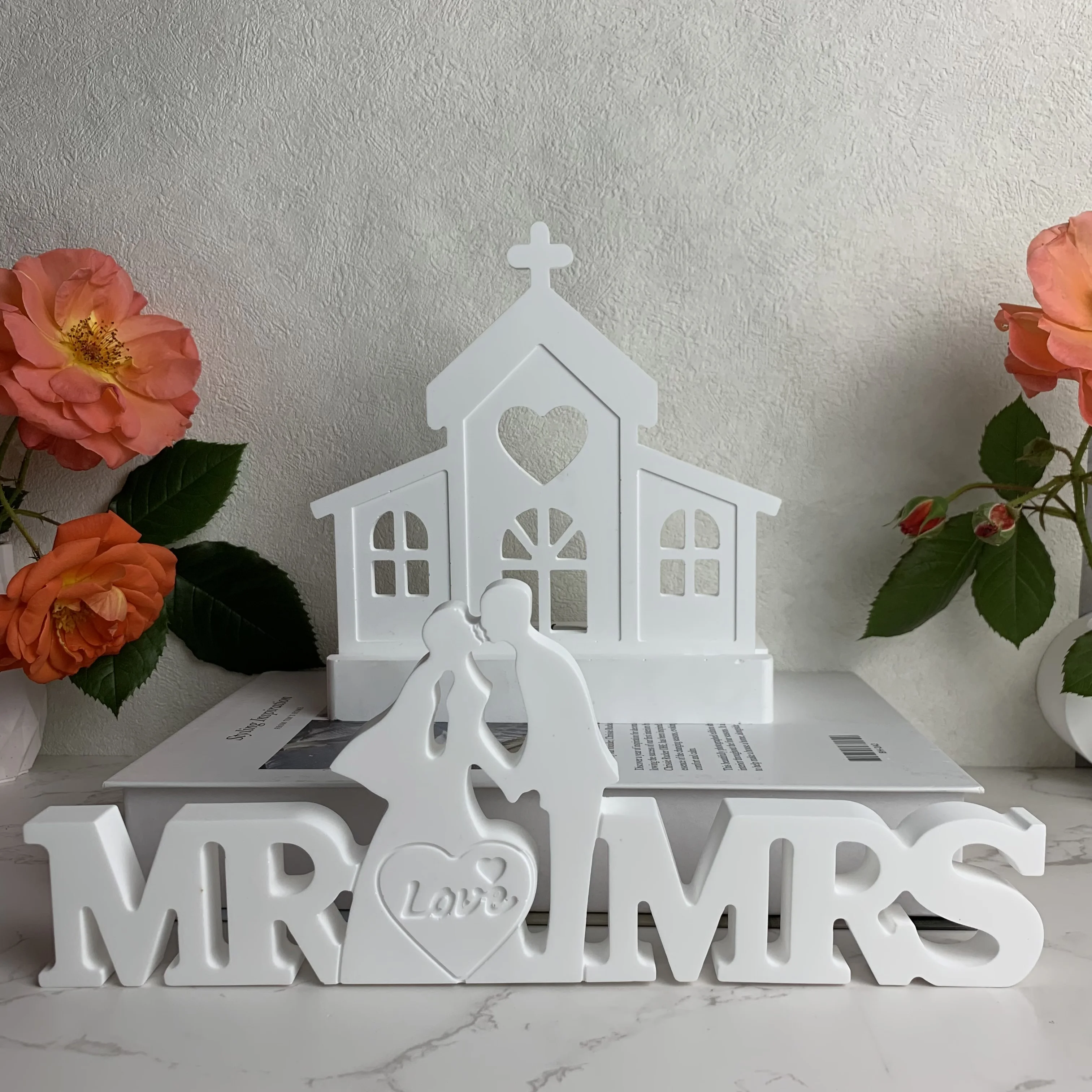 Силиконовая форма MRMRS для самостоятельного свадебного декора