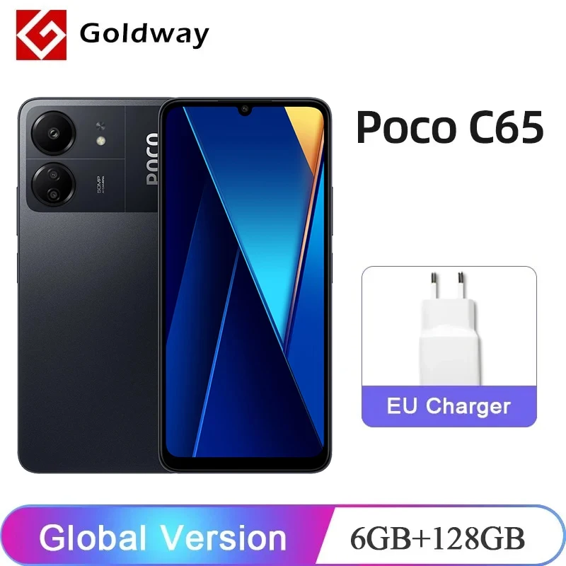 POCO C65 глобальная версия смартфона 6GB 128GB 6.74\