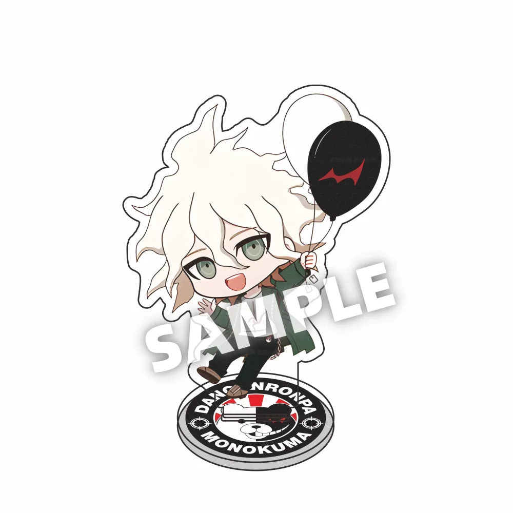 Anime Danganronpa Q Version Nagito Chiaki Kokichi Cute Cartoon 10CM Acrylic Stand Keychain Figure Display Desk Decor Gifts