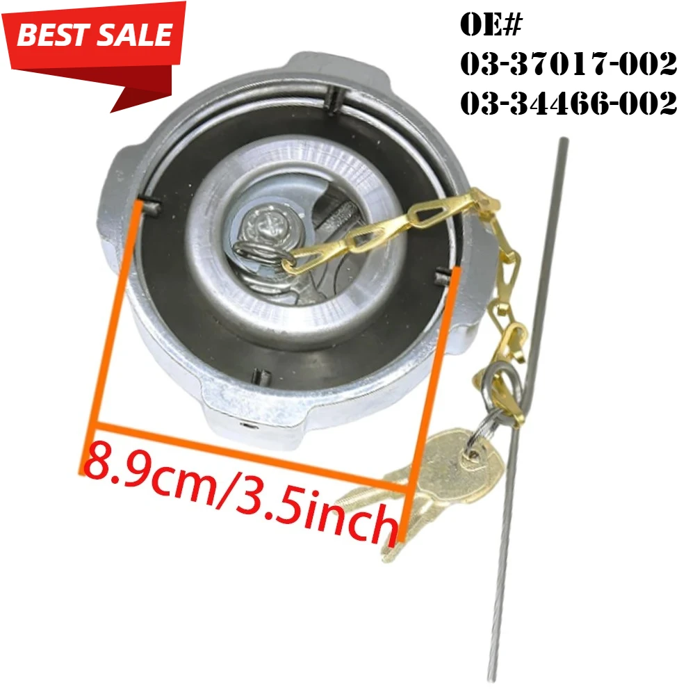 Tapa de combustible diésel con bloqueo de aluminio para Freightliner Cascadia Columbia Century Coronado M2-112 03-37017-002 0334466002
