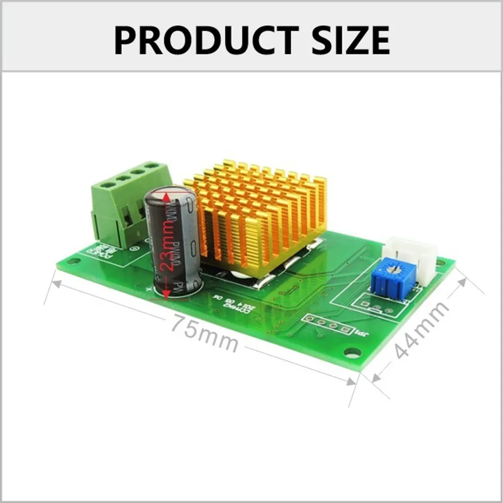 

Diverse Applications For PWM Speed Controller Compatible with Standard DC Motors Operating at Voltages Between 12 30 V