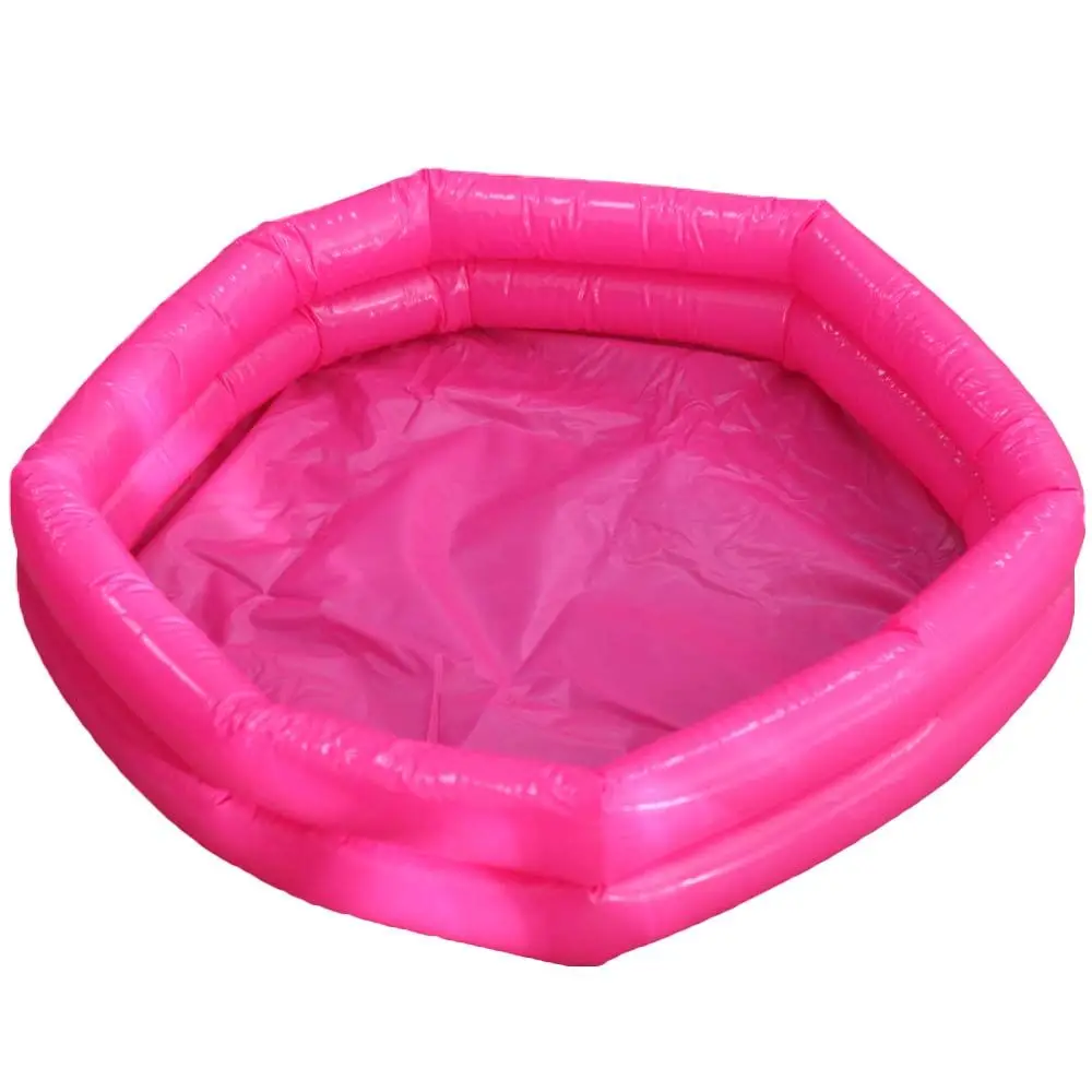 Piscina gonfiabile estiva portatile Piscina rotonda per bambini da 60 cm Vasca da bagno per giochi all'aperto in PVC per ragazzi e ragazze