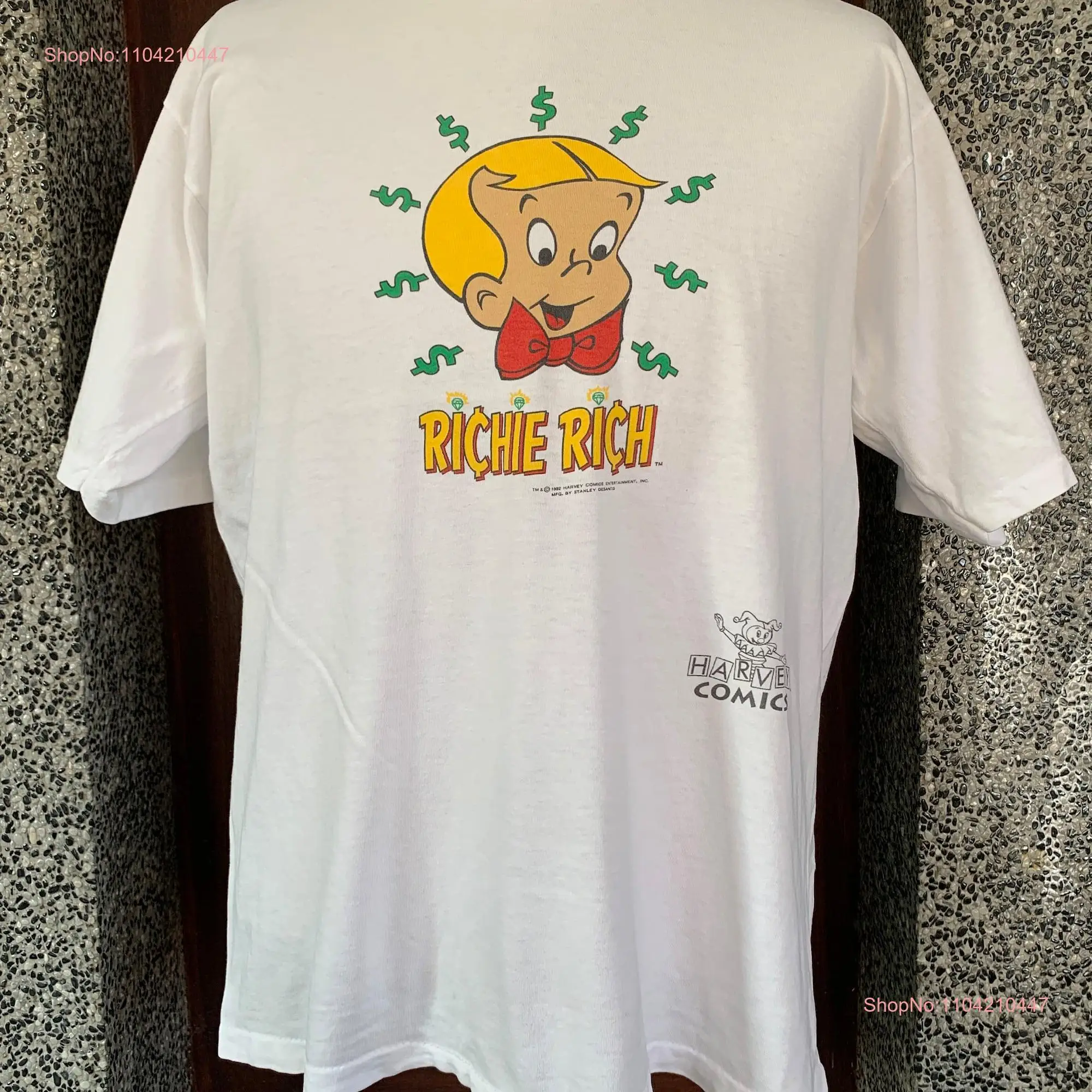 Vintage 90s Richie Rich Harvey Comics T shirt long or short sleeves