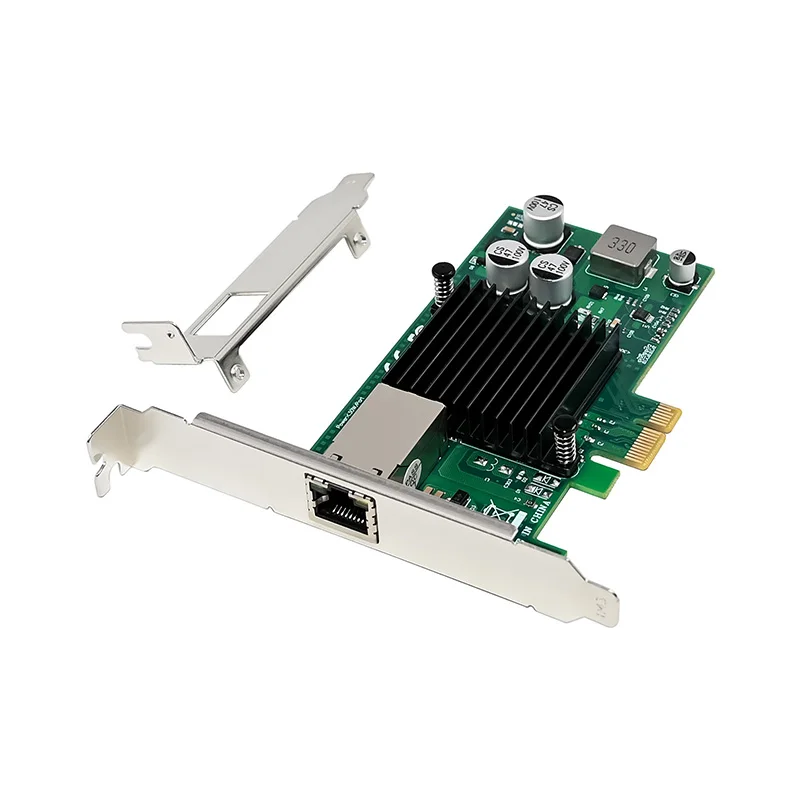 Intel I210 Single-Port Gigabit PoE Network Adapter – 1× RJ45 10/100/1000Mbps, PCIe x1 Industrial Vision Server