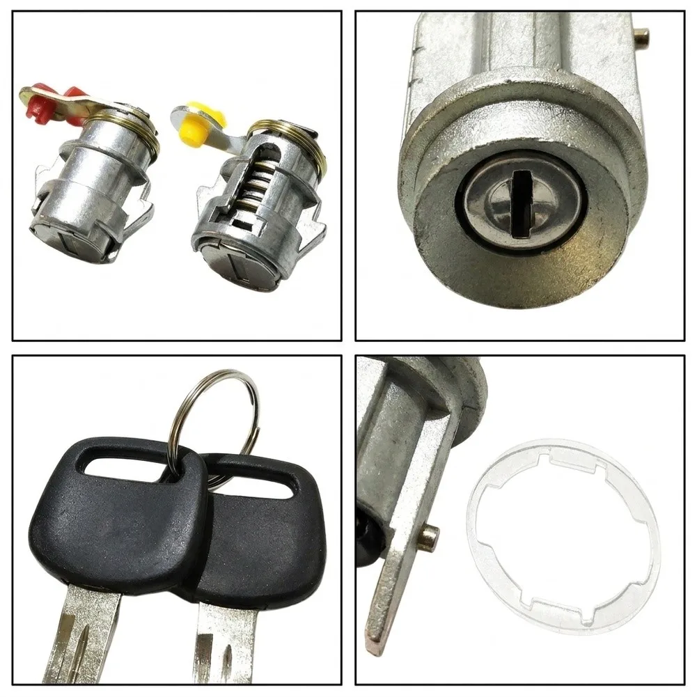 Ignition Lock Cylinder for Toyota Hilux 1988-1997 Direct Fit Replacement with 2 Cut For Keys Part Number 6900535150