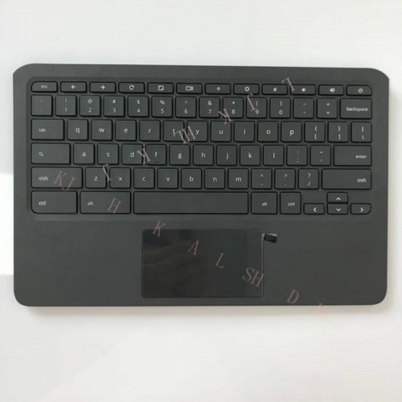

N NEW For HP Chromebook 11A G6 UPPER CASE PALMREST Touchpad Keyboard L52192-001