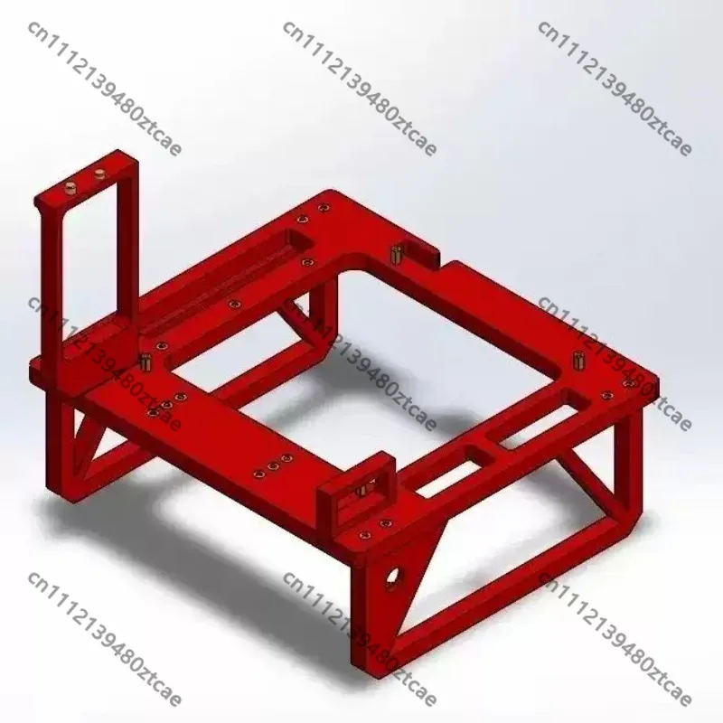 DIY Open ITX Test Bench Chassis, Stable Anti-Sagging GPU Bracket Design For PC Hardware Testing & Gaming Build