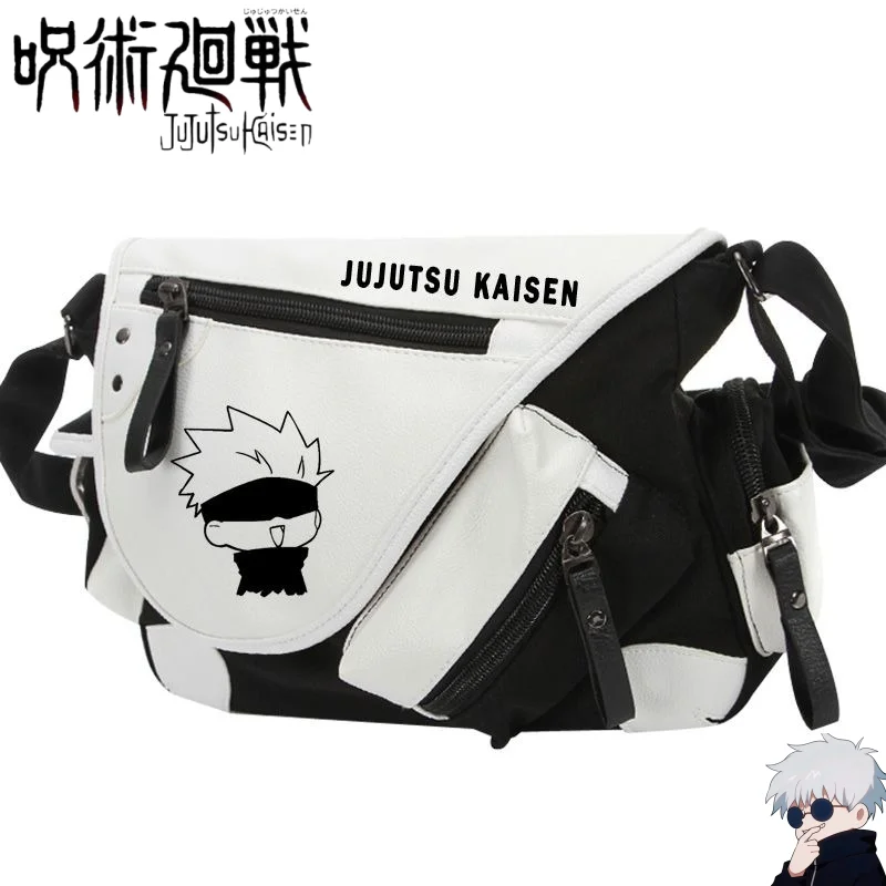 

Jujutsu Kaisen Gojo Satoru, Itadori Yuji, Inumaki Toge, Fushiguro Megumi Creative Anime Pattern Модная сумка через плечо