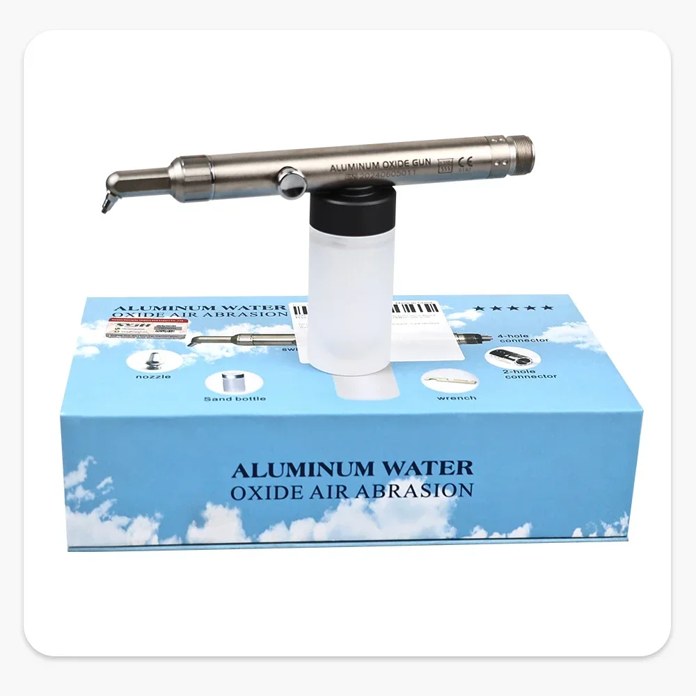 SYJH 2/4Holes Dental Aluminum Oxide Microblaster Aluminum Oxide Gun with Water Interface Microetcher Air Abrasion Polisher Tools