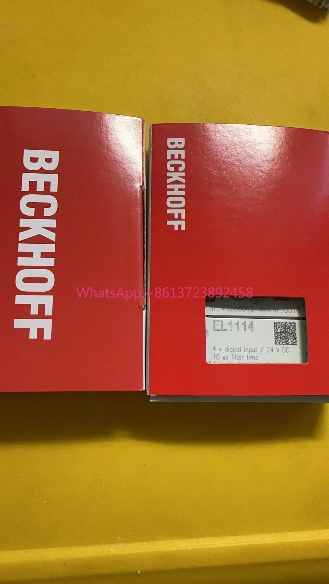 

Beckhoff module EL1114 is brand new and original, high quality