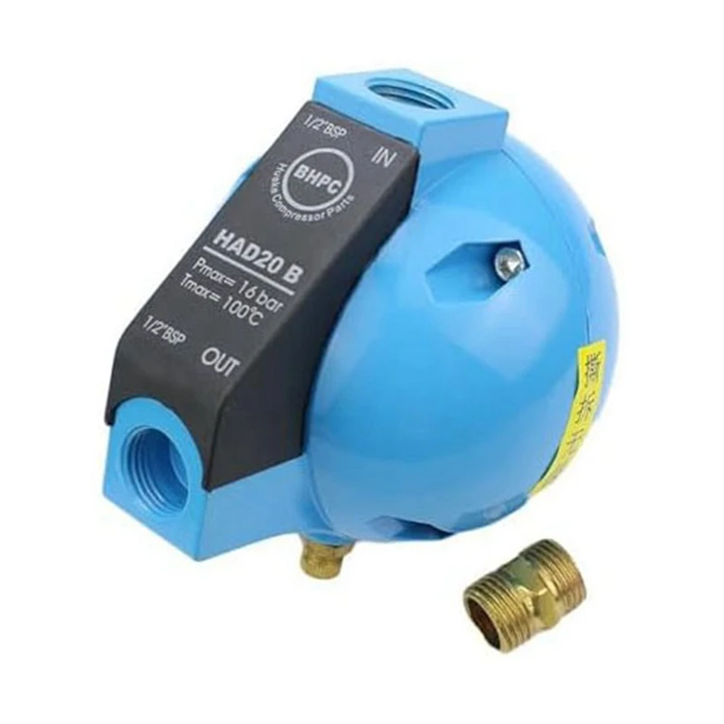 

HAD20B Drain Valve Compressed Air Drain Valve 1/2Inch BSP 400L/M Condensate Water Machine