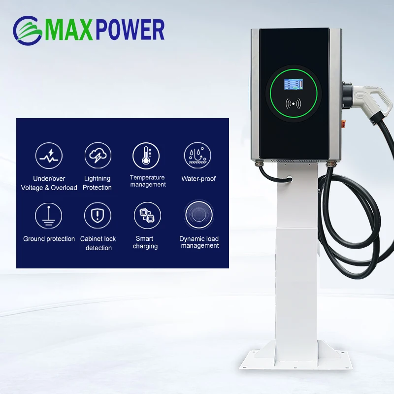 商業メーカー GBT OCPP1.6J 電気自動車 40kw 壁 EV 車の充電器パイル充電ステーション
