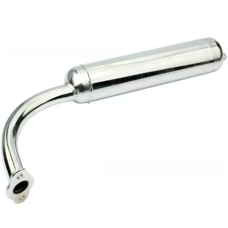 رائجة البيع دراجة نارية دراجة اكسسوارات 2-السكتة الدماغية 50CC-80CC ل كاتم صوت ماسورة العادم مدخنة الحديد العادم جودة عالية صغيرة #1