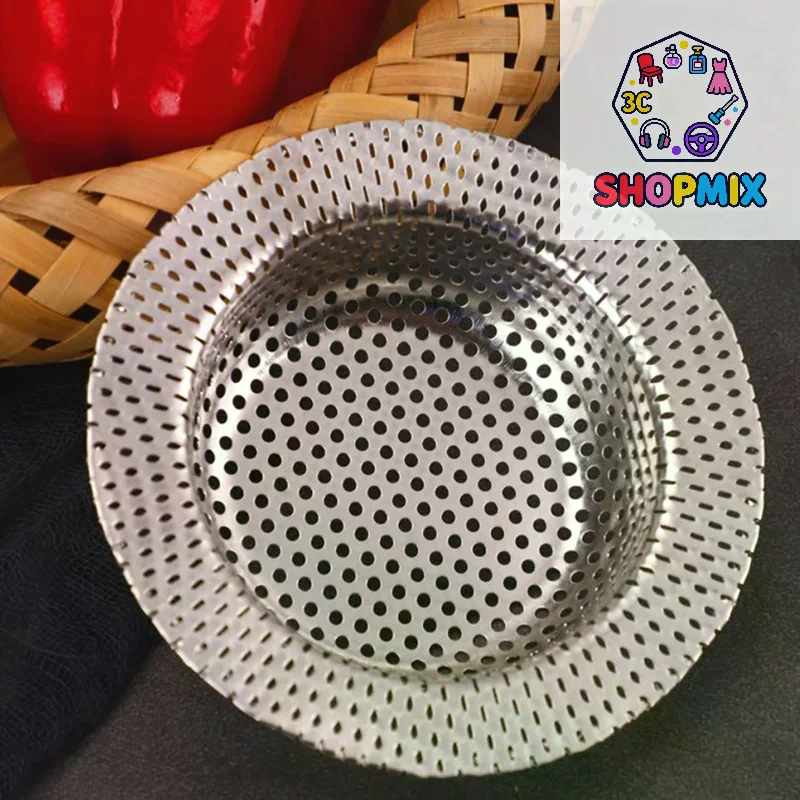 Kitchen Water Sink Filter Sink Mesh Strainer Kitchen Tool Stainless Steel Bathroom Floor Drain Cover Shower Hair Catche Stopper