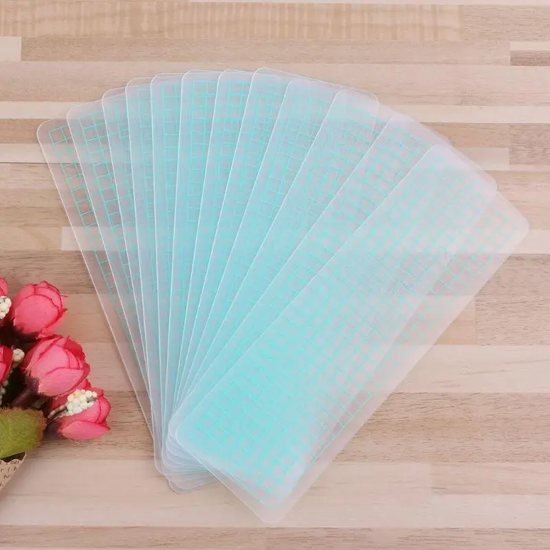 W89C 12pc Tape duradera separada Tapla almacenamiento cinta PVC Transparent PVC para herramienta bricolaje