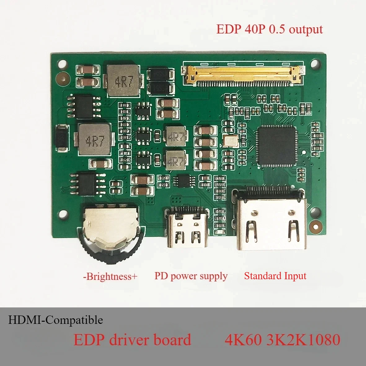 4K Schreibfreies Programm HD HDMI zu EDP 10-Zoll-18,4-Zoll-Laptop-Bildschirm-Anzeigetafel