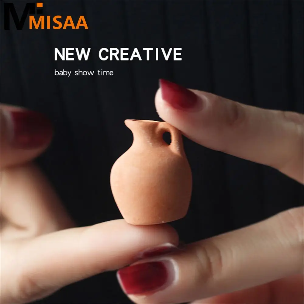 Mini Ceramic Vase Artifact Collection Simulation Vase Ornaments Classic For Gifts Home Decor Miniature Toy Miniature Vase Model