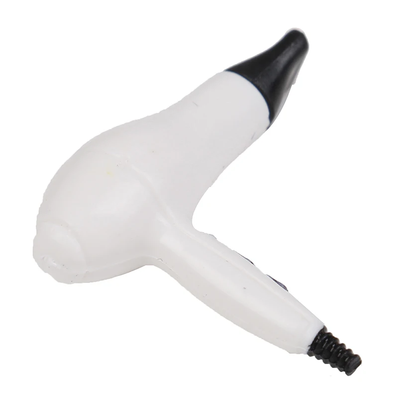 ドールハウス-ミニチュアヘアドライヤー,バスルームアクセサリー,1:12, 1個