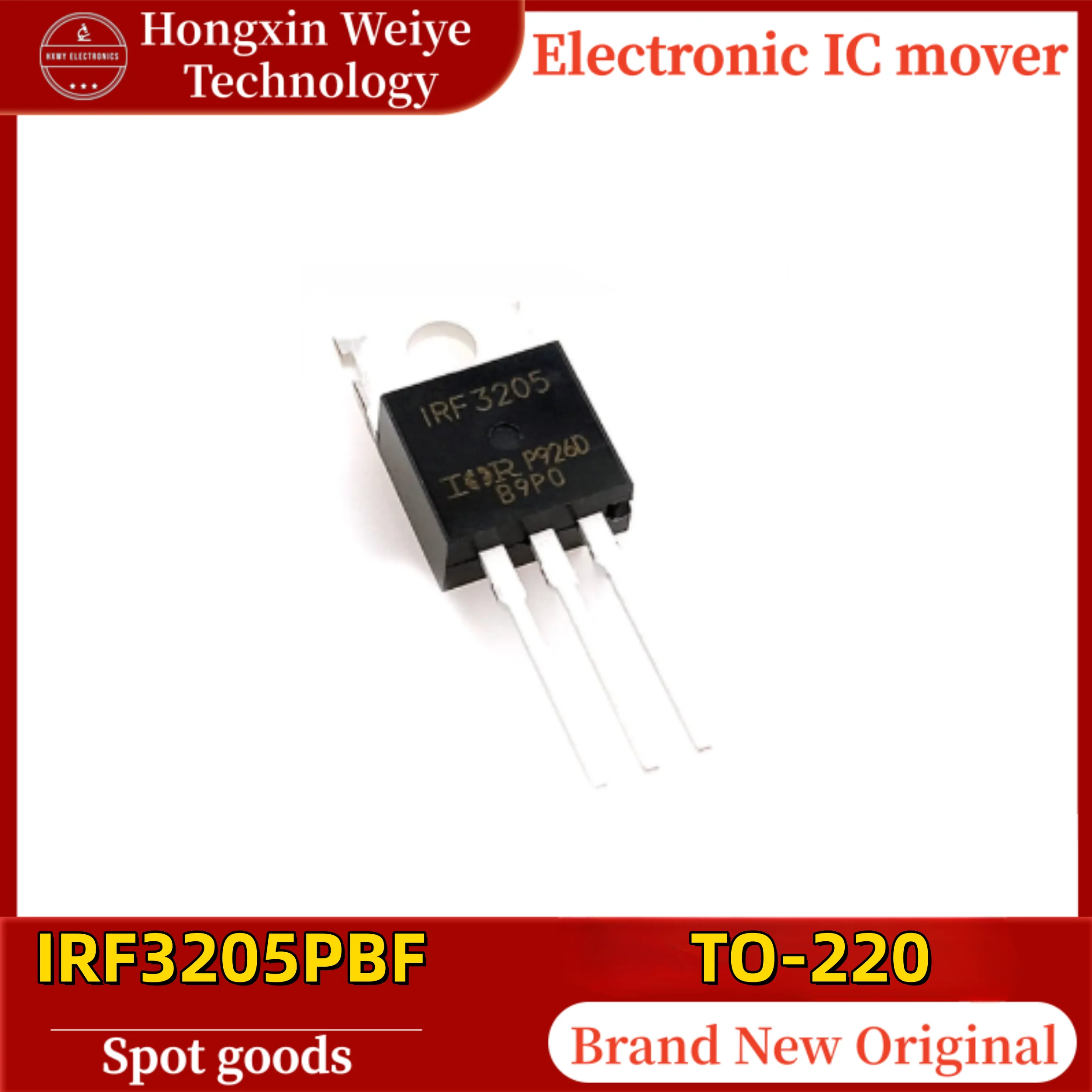 (30/50 piece) IRF3205 with Silkscreen Mark IRF3205PBF TO-220 N-Channel MOSFET 55V 110A 100% Original In Stock Fast Shipping