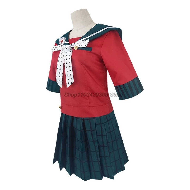 Anime recruté anronpa Cosplay Costumes pour femmes, Harukawa Maki, perruque, uniforme scolaire de filles, recruté un costume d'Halloween Ronpa