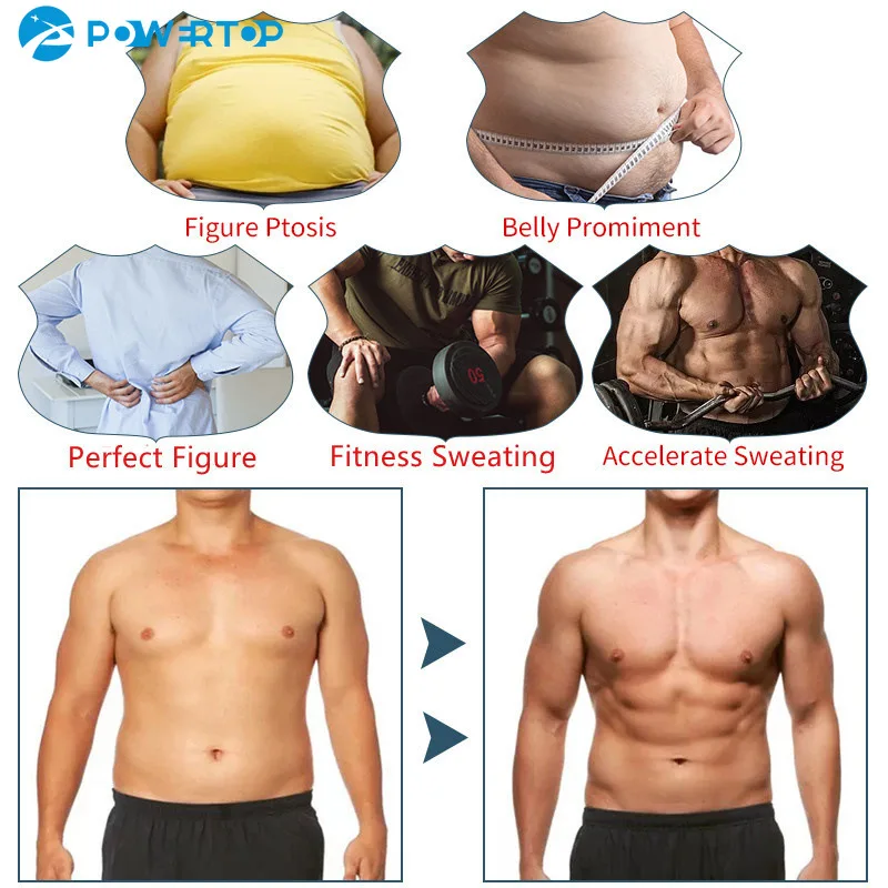 Vensslim Waist Trainer Men Body Shaper Sauna Vest Weight Loss Slimming Sweat Fat Burner Tummy Control Corset