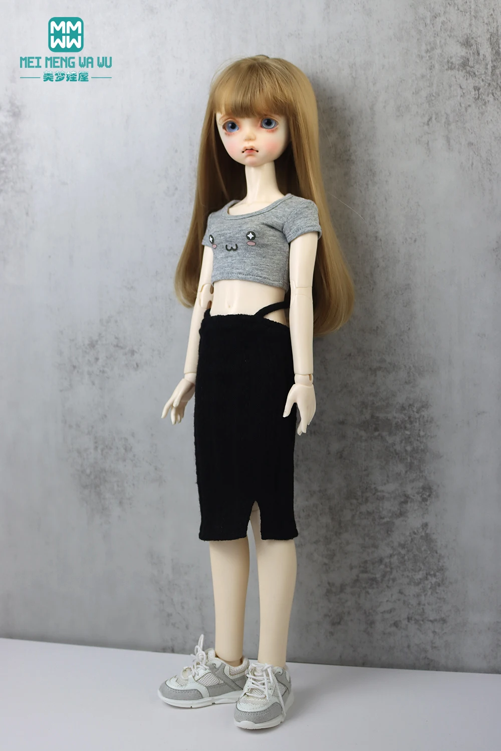 BJD Doll Clothes for 28-60CM 1/3 1/4 1/6 SD DD YOSD Toys Ball Jointed Fashion T-Shirt Doll Accessories Girl Gift