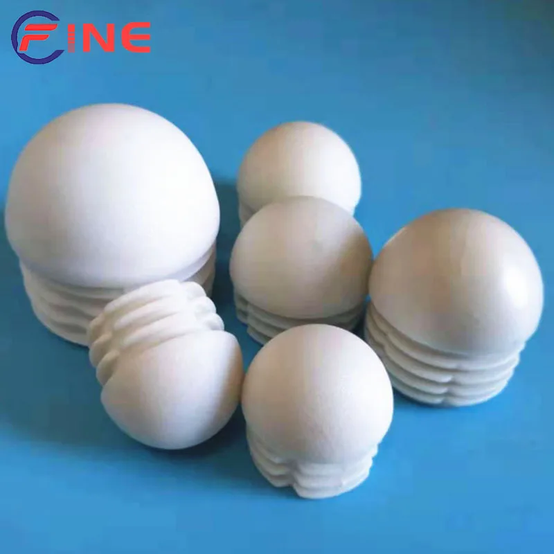 White Domed Round Plastic Steel Pipe Plug Blanking End Caps Tube Inserts Plug Chair Foot Cover Furniture Accessories