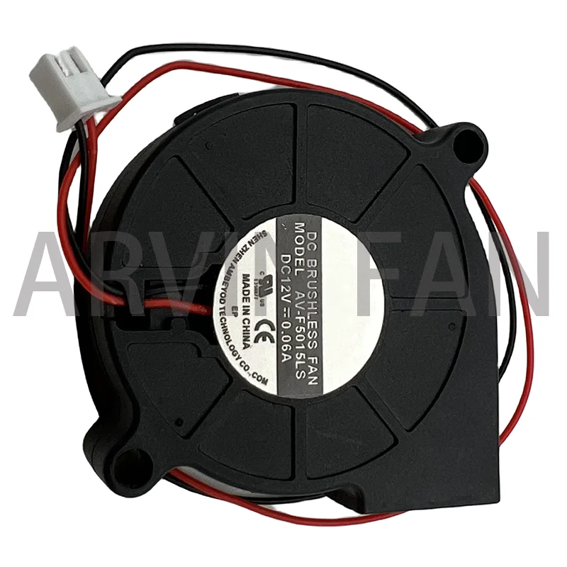 New Original AV-F5015LS 5cm 12V 0.06A Universal 5015 Humidifier Dedicated Fan Centrifugal Turbo Blower Cooling Cooler