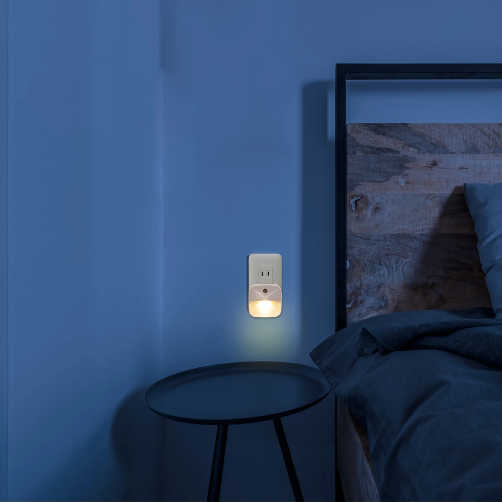 

3pcs Sensor Led Night Lights Plug In Room Lights Bedside Lamps Bedroom Nightstand Light Decorative Light For Home Wedding