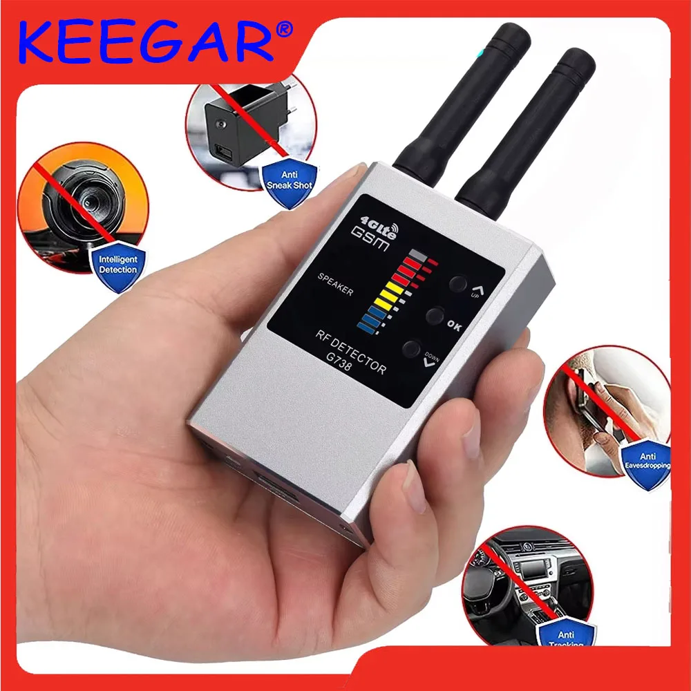 Anti Hidden Camera Detector Cameras GPS Tracker GSM Bug Mini Wifi Signal Finder Bathrooms Cam Spy Gadgets Anti Wolf  For Wife