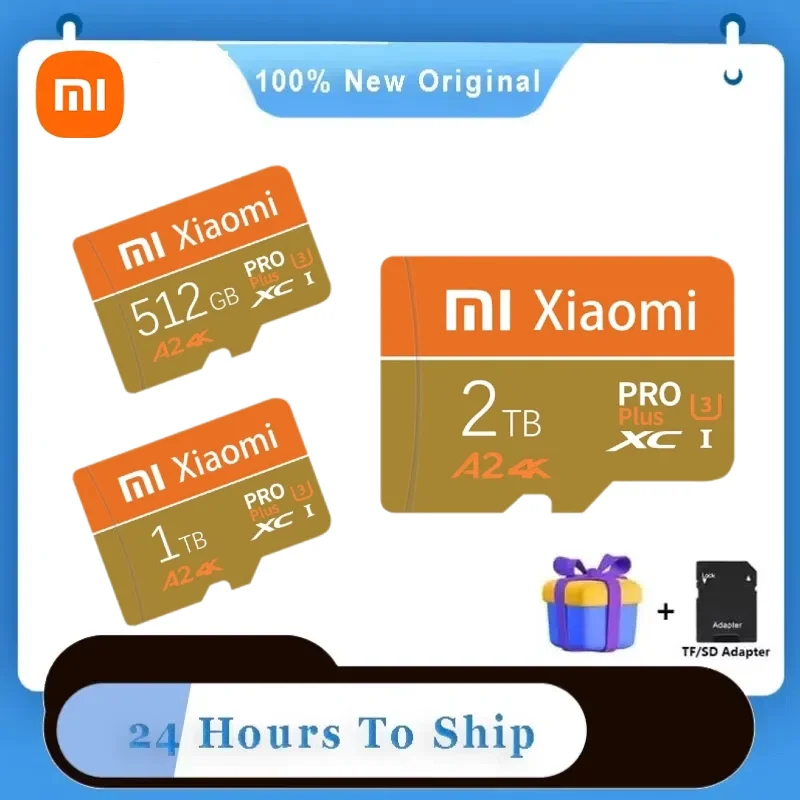 XIAOMI Micro TF SD Card 2TB High Speed Memory Card 1TB Large Capacity Storage Device Sd Memory Card For Phones/Computers/Cameras