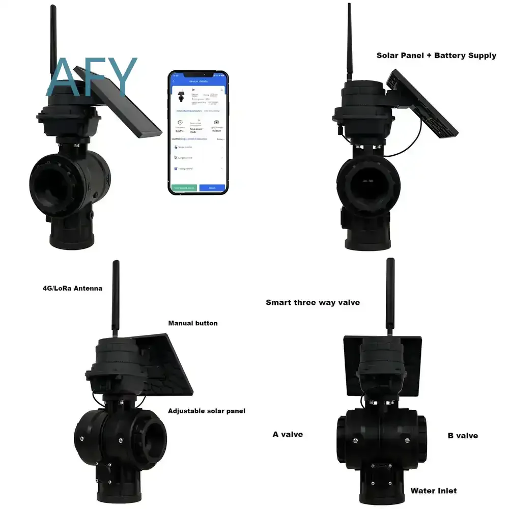 LoRa 4G Powered Greenhouse Watering System for Micro Irrigation Sprinkler Drip Irrigation System Smart Agriculture IoT