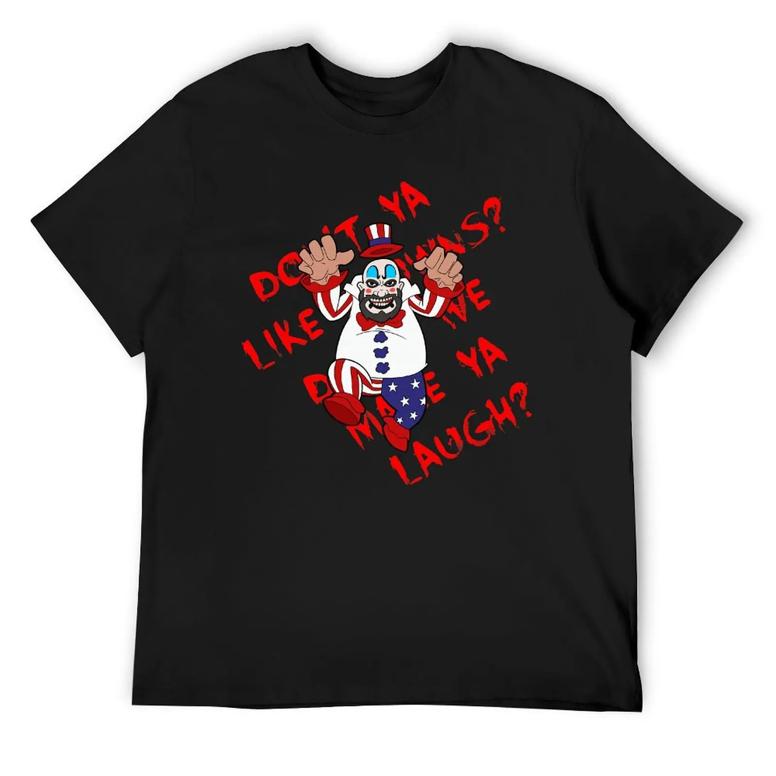 Captain Spaulding Classic for Sale Tees Cute T-shirt Crewneck Campaign  Funny Novelty Aactivity Competition USA Size