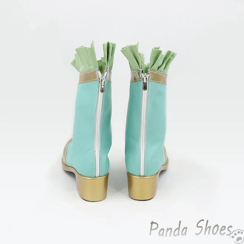 Umamusume Pretty Derby Grass Wonder Cosplay Schoenen Anime Game Cos Lange Groene Laarzen Cosplay Kostuum Prop Schoenen voor Halloween Party