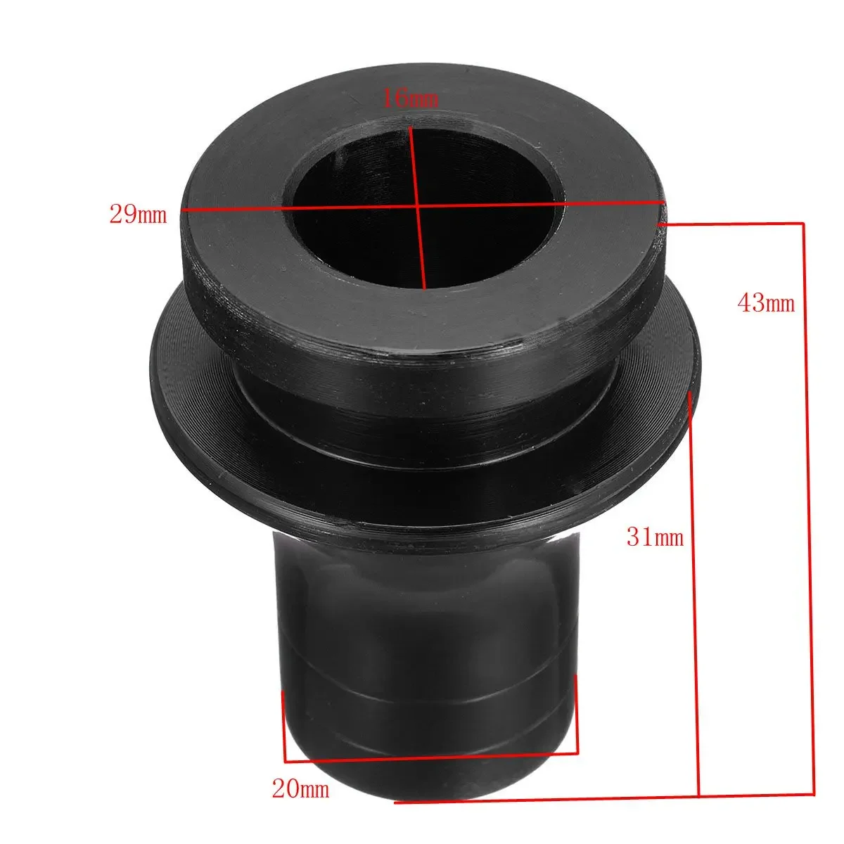 1Pc Thread M12 x 1.25 Car Auto Aluminum Manual Gear Shift Knob Boot Retainer Adapter