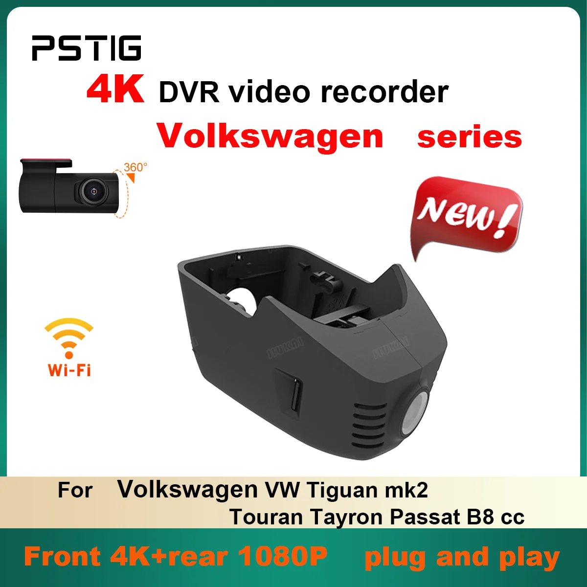 Customized 4K HD 2160P Dash Cam For Volkswagen VW Tiguan mk2 Touran Tayron Passat B8 CC WIFI Car Dvr Dashcam APP Control